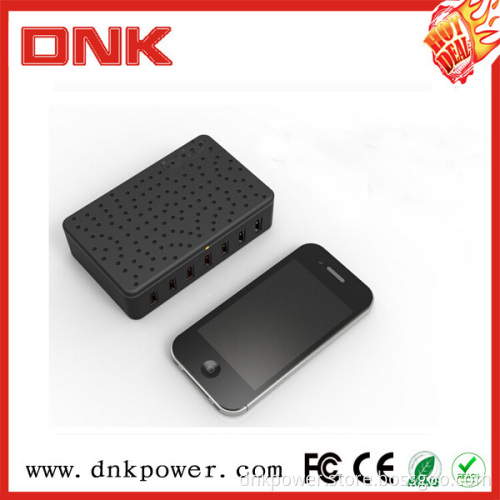 2014 New High-Quality CE OEM 9A 7 USB Ports Home Charger for Smartphone/PC